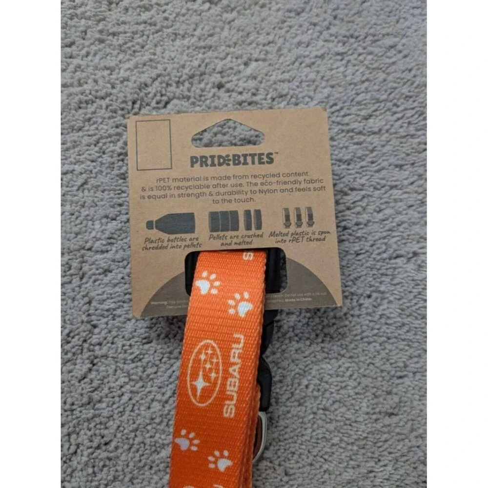 Subaru Pride Bites Dog Collar Adjustable Large 18-26